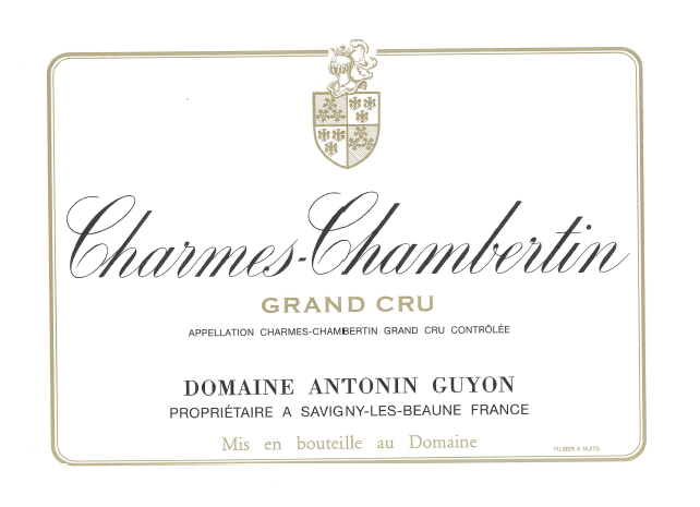 TABC label artwork for Domaine Antonin Guyon Charmes-Chambertin Grand Cru