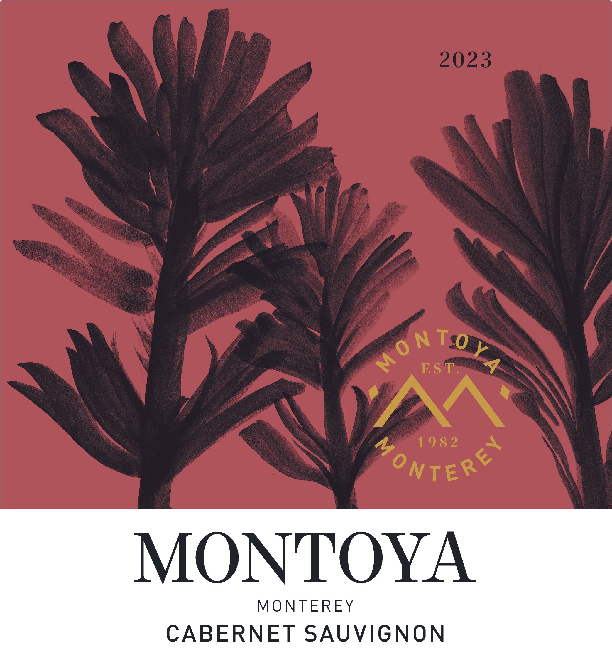 TABC label artwork for MONTOYA CABERNET SAUVIGNON, MONTEREY