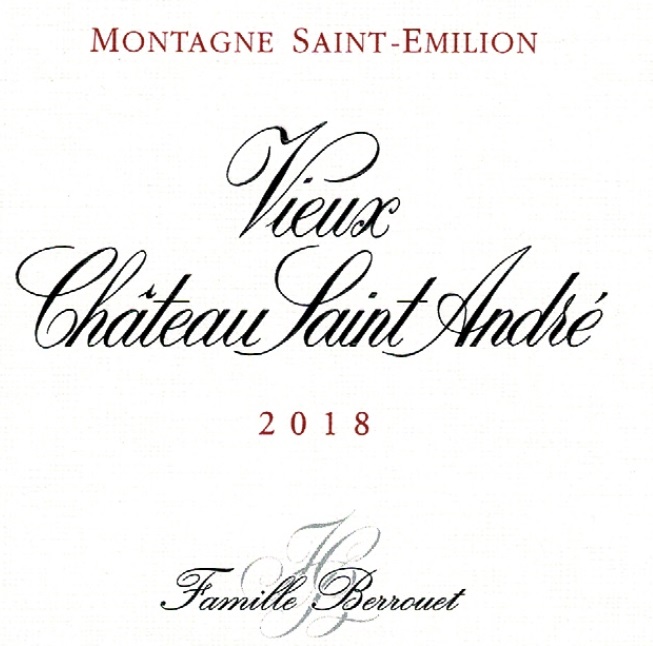 TABC label artwork for VIEUX CHATEAU SAINT ANDRE MONTAGNE SAINT-EMILION