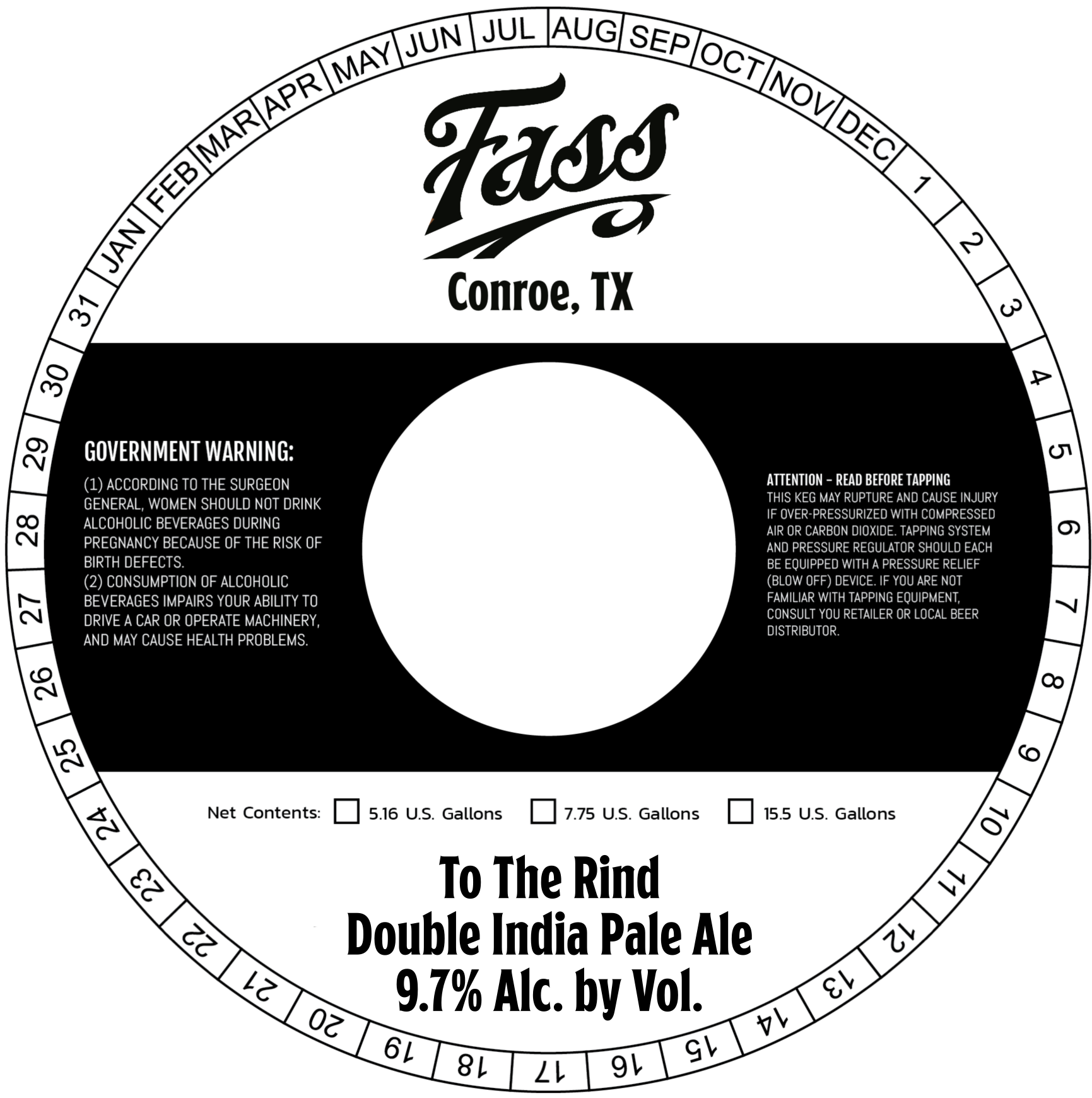 TABC label artwork for To The Rind