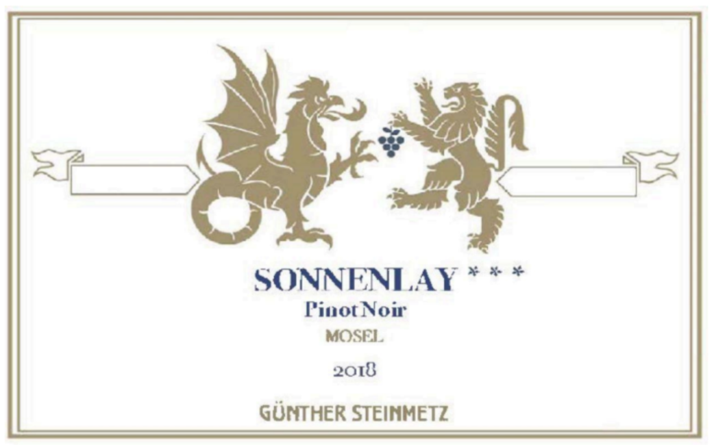 TABC label artwork for Gunther Steinmetz Mülheimer Sonnenlay Pinot Noir