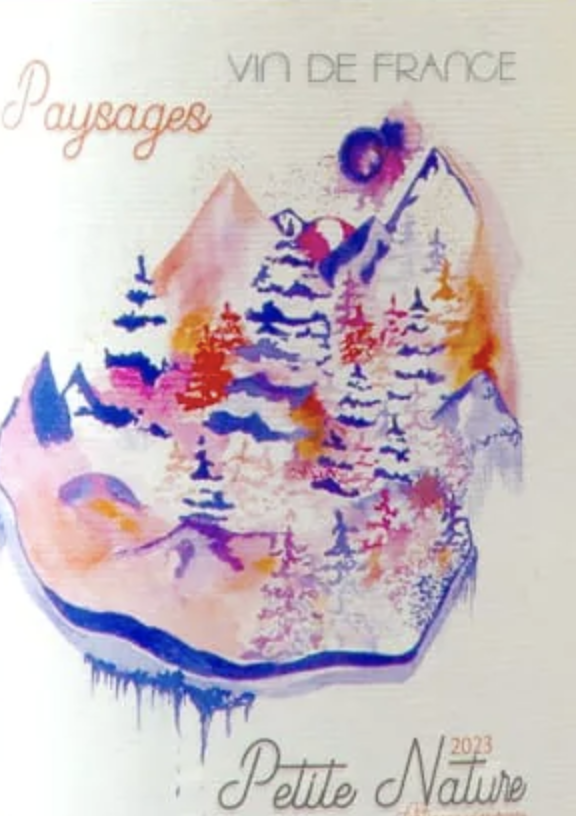 TABC label artwork for Petite Nature Paysages Viognier