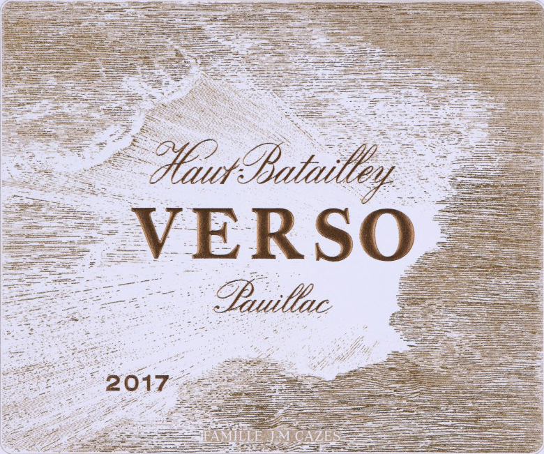 TABC label artwork for Chateau Haut Batailley Verso