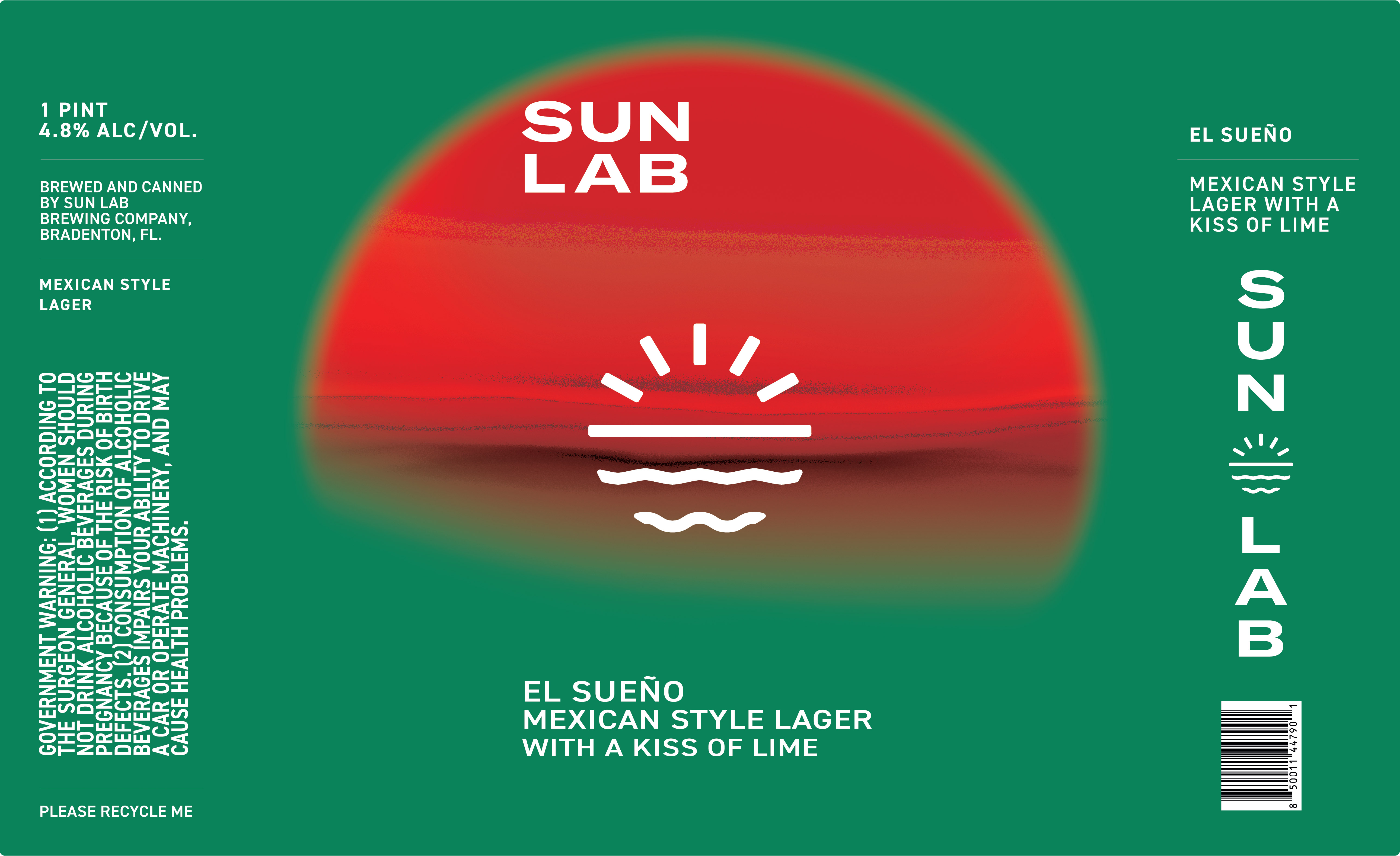 TABC label artwork for El Sueno 6/4 16oz Can