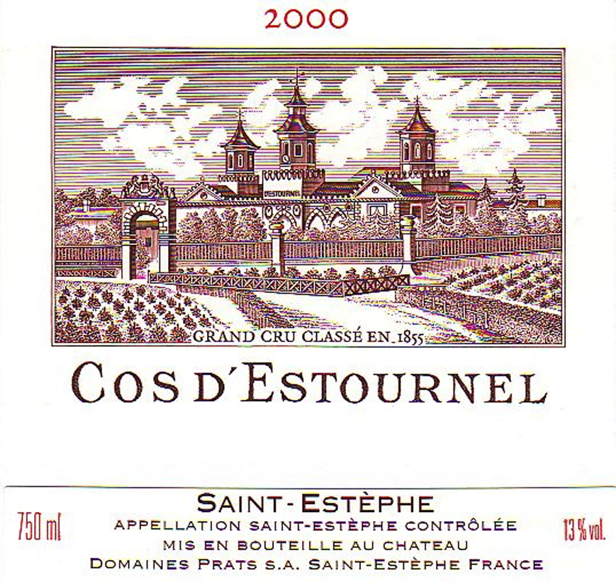 TABC label artwork for Chateau Cos d'Estournel