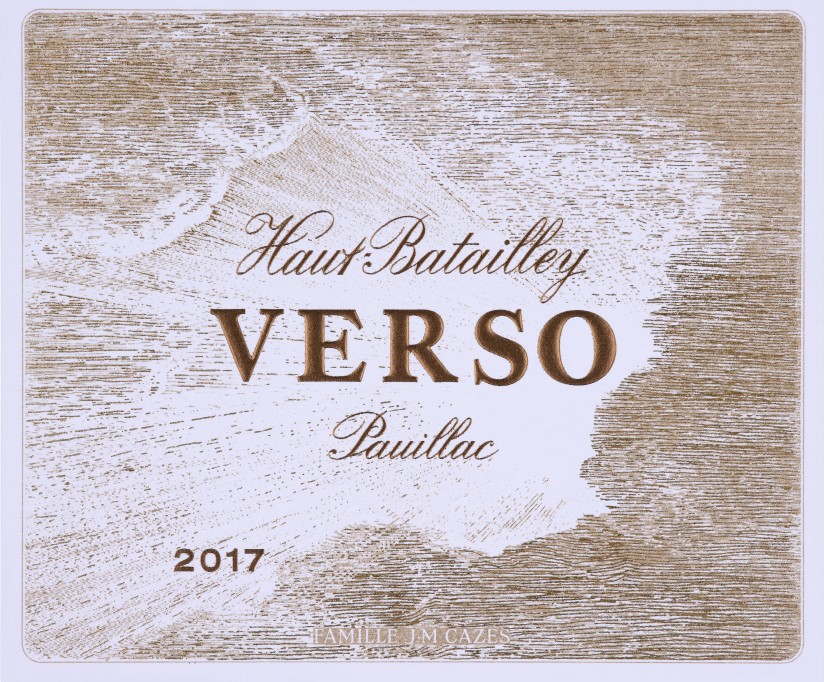 TABC label artwork for Chateau Haut Batailley Verso