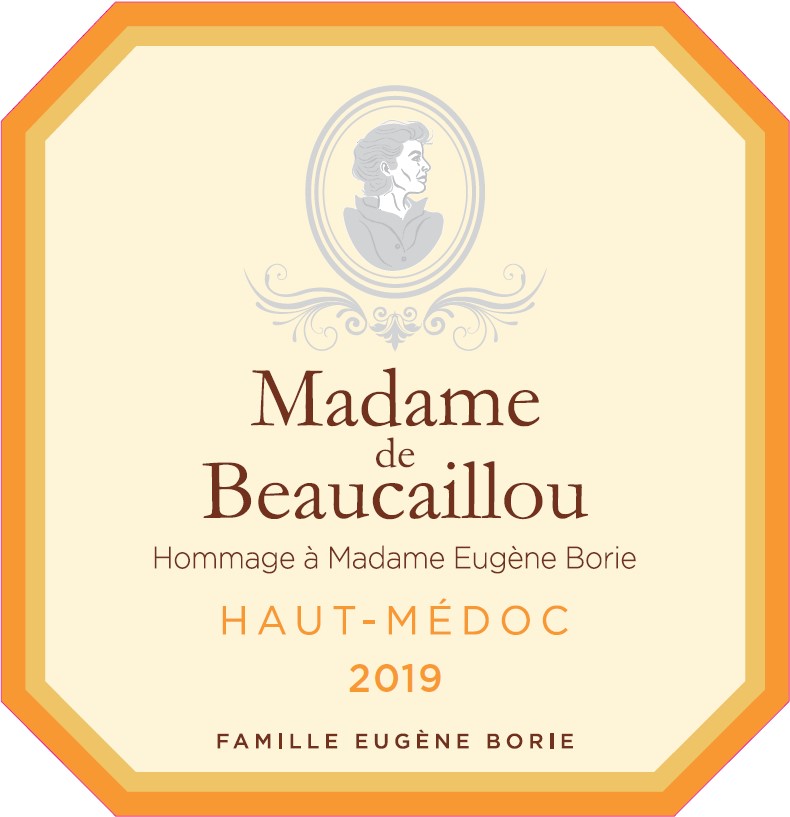 TABC label artwork for Madame de Beaucaillou