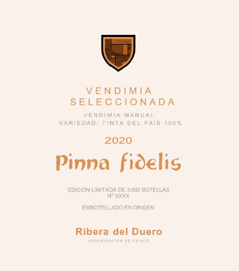 TABC label artwork for PINNA FIDELIS VENDIMIA SELECCIONADA TEMPRANILLO RIBERA DEL DUERO