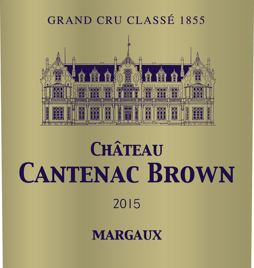 TABC label artwork for Chateau Cantenac Brown Margaux