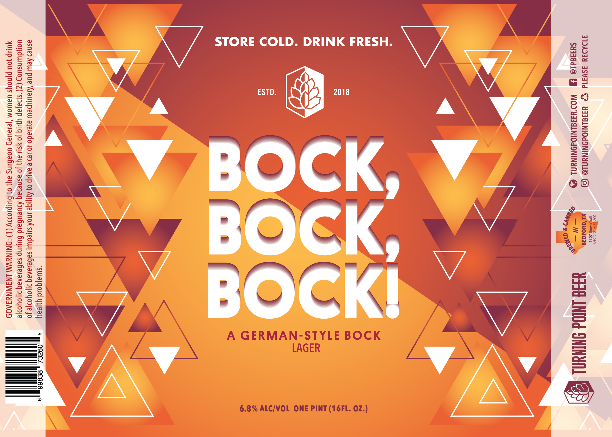 TABC label artwork for Bock Bock Bock
