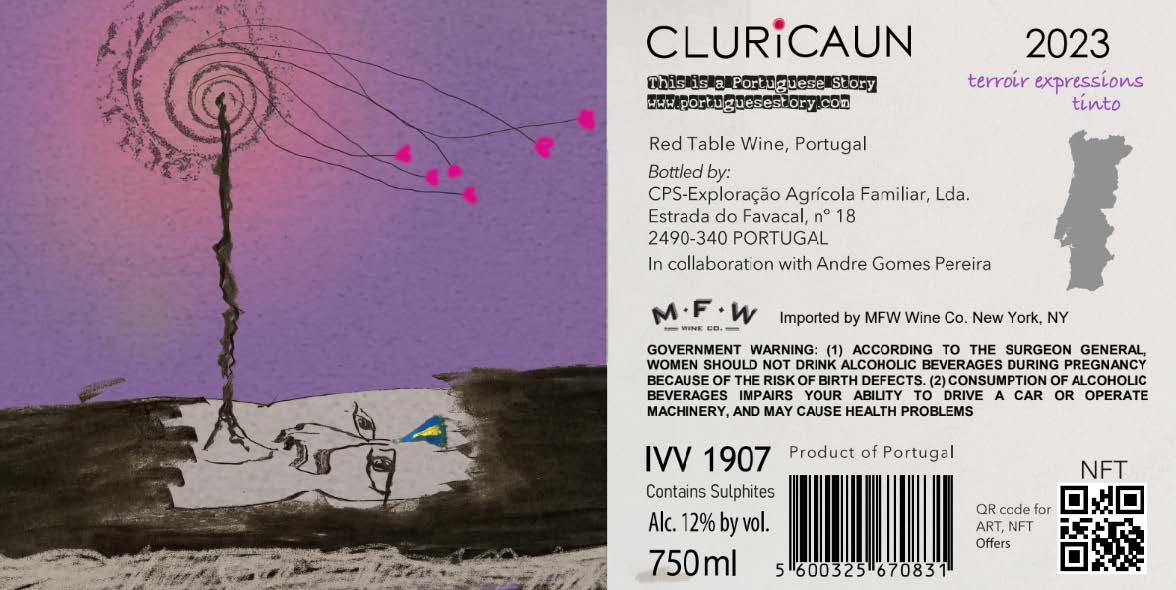 TABC label artwork for Cluricaun Red