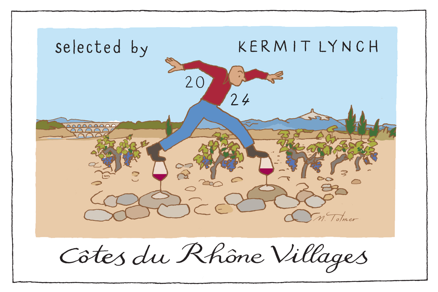TABC label artwork for Caves des Vignerons d'Estezargues