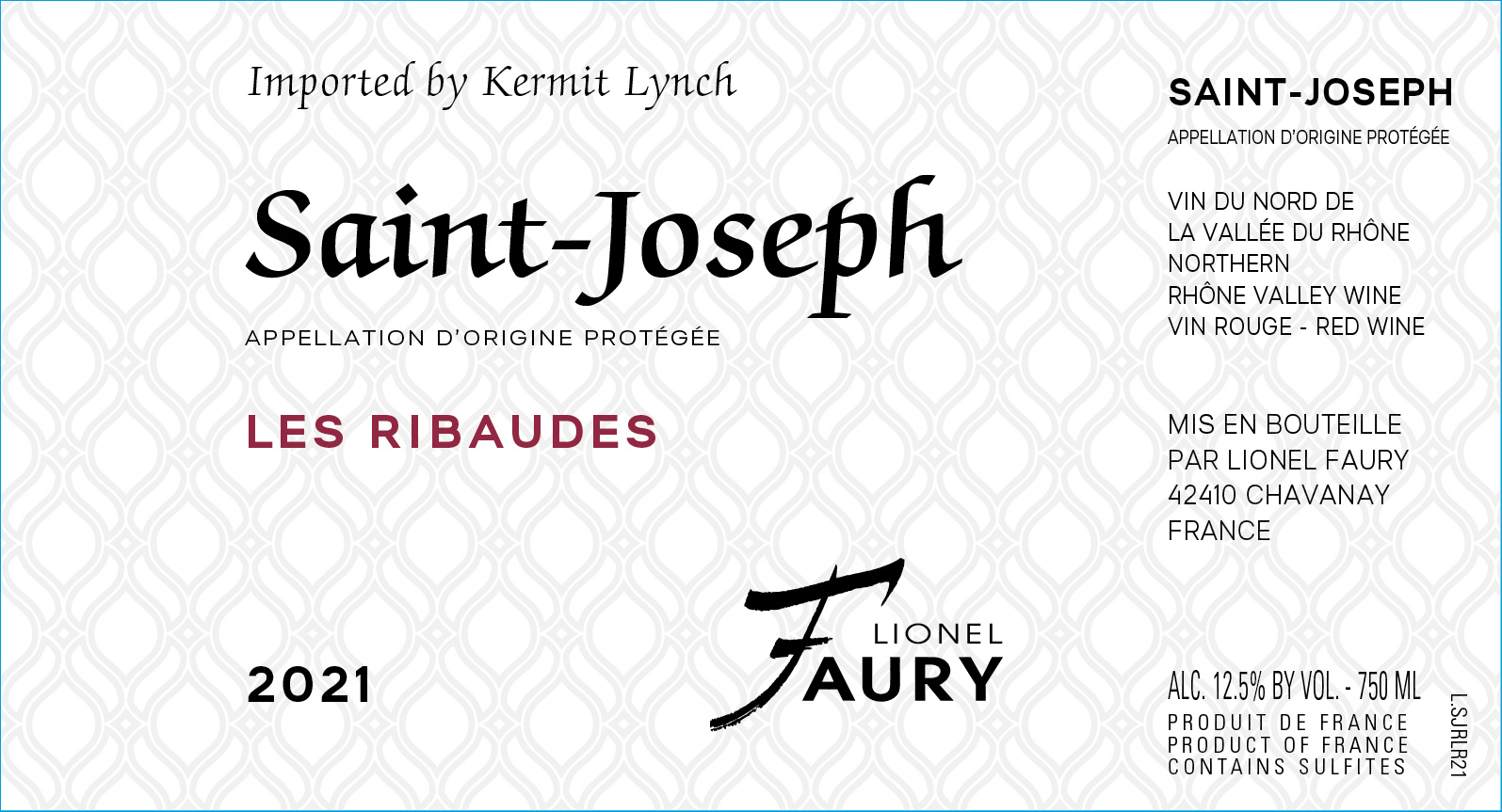 TABC label artwork for Lionel Faury
