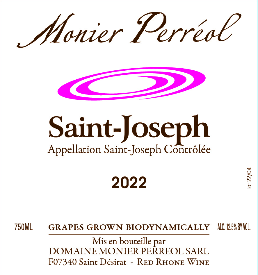TABC label artwork for Monier Perreol