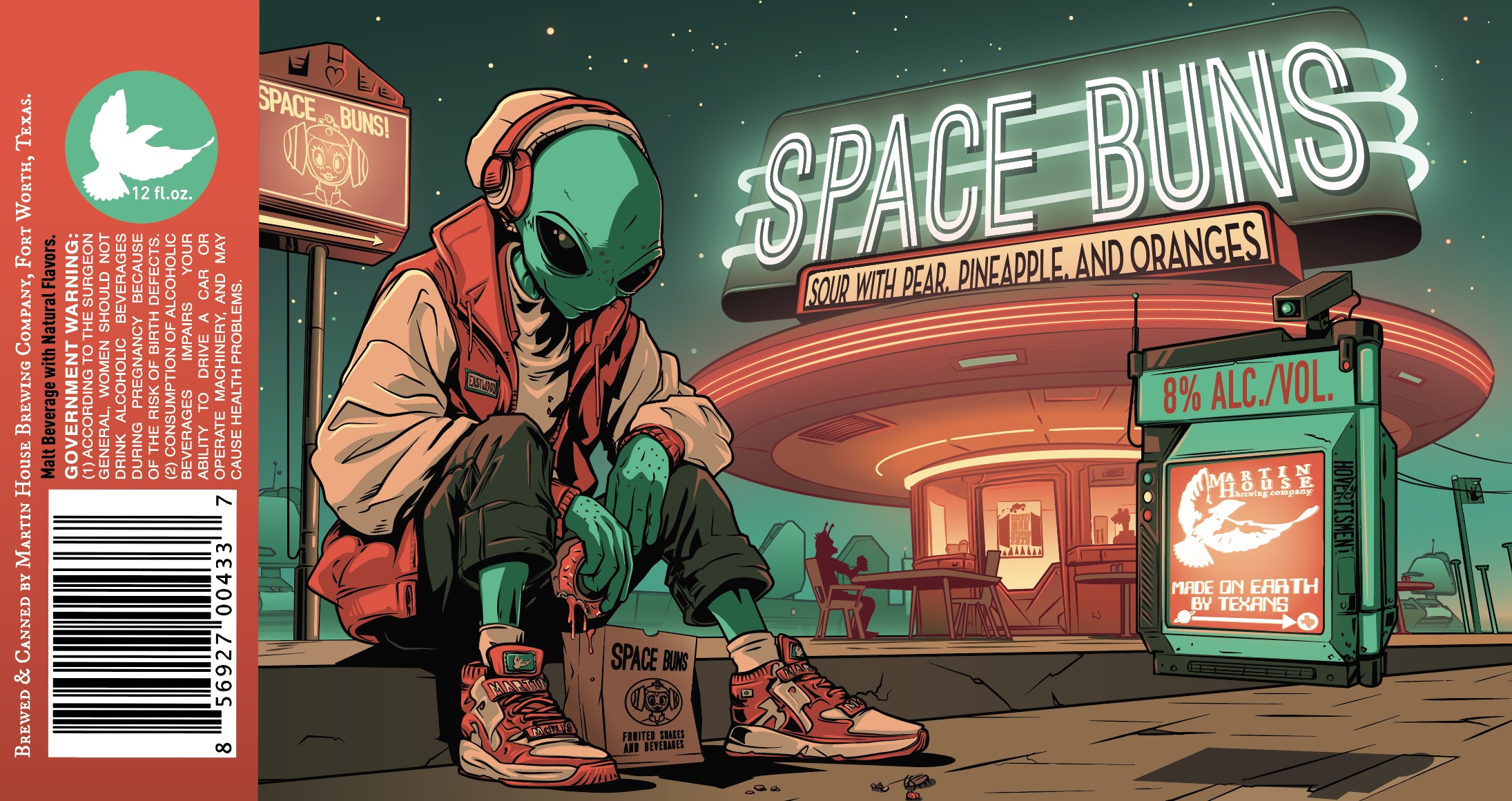 TABC label artwork for MARTIN HOUSE BREWING COMPANY SPACE BUNS CAN