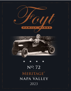 TABC label artwork for Foyt No. 72 Meritage