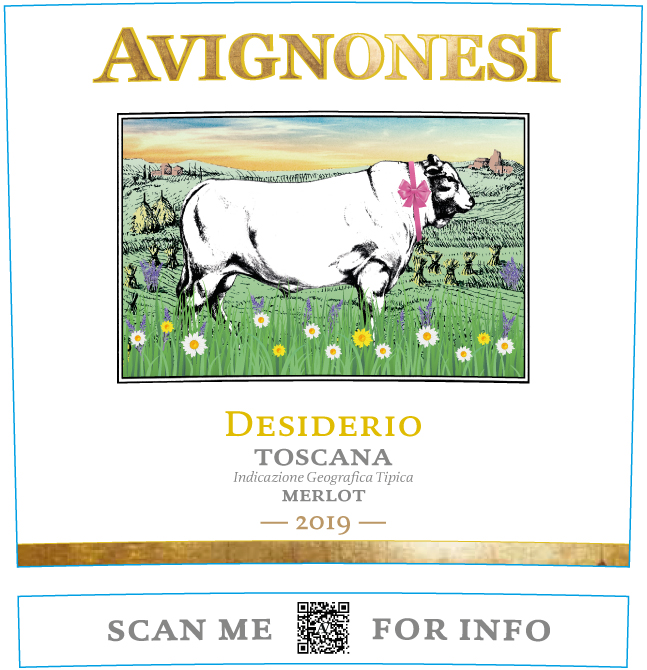 TABC label artwork for Avignonesi Desiderio Toscana IGT