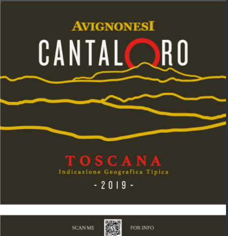 TABC label artwork for Avignonesi Cantaloro Rosso Toscana IGT