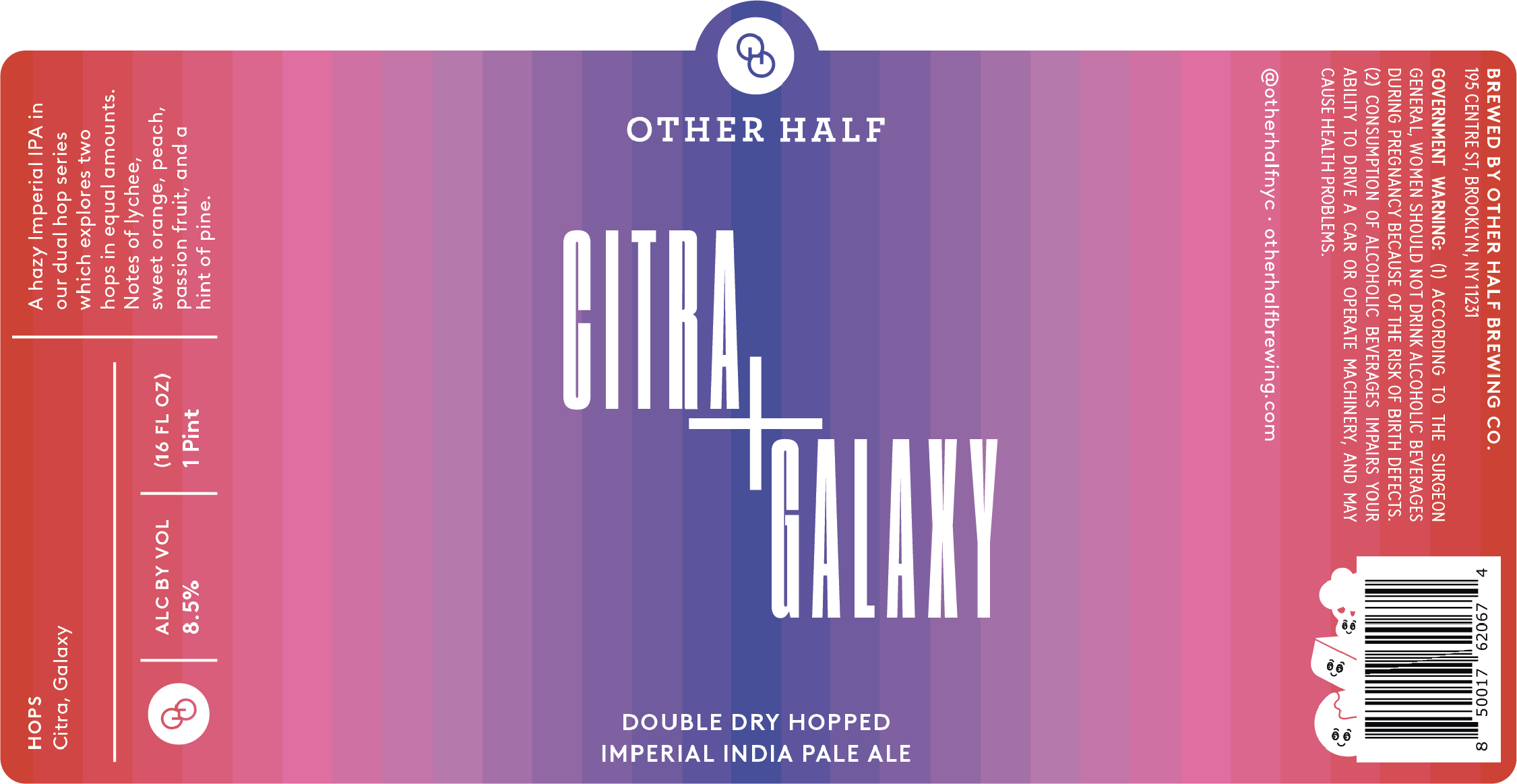 TABC label artwork for Citra + Galaxy