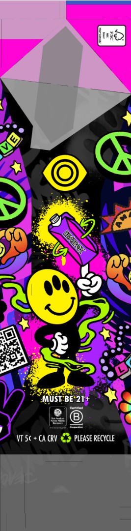 TABC label artwork for BEATBOX BEVERAGES COSMIC GRAPE
