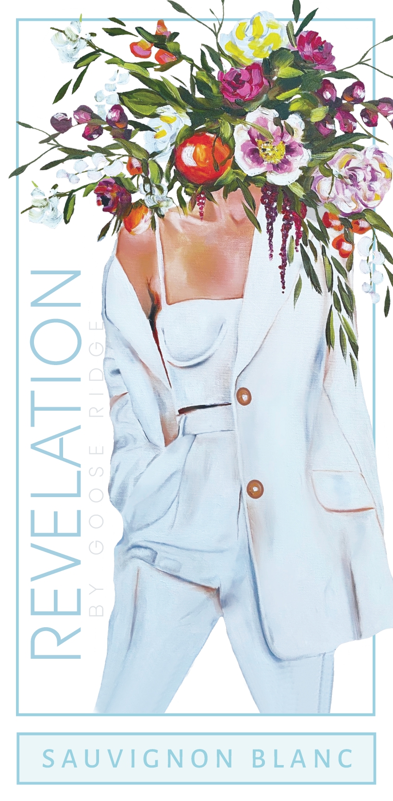 TABC label artwork for Revelation By Goose Ridge Sauvignon Blanc