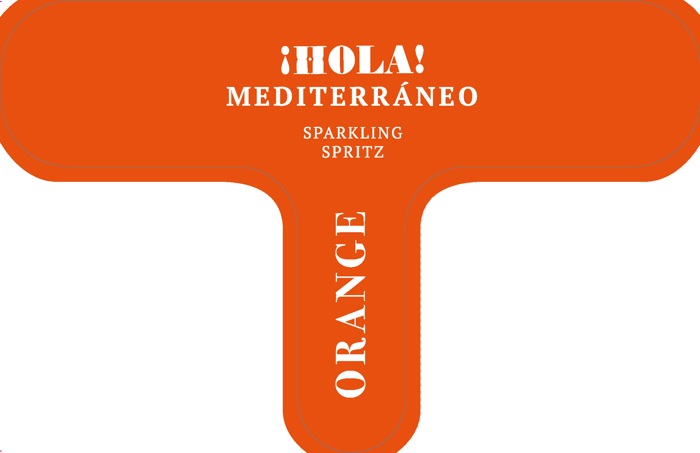 TABC label artwork for ¡Hola! Mediterraneo Spritz Barcelona Carbonated Grape Wine Specialty
