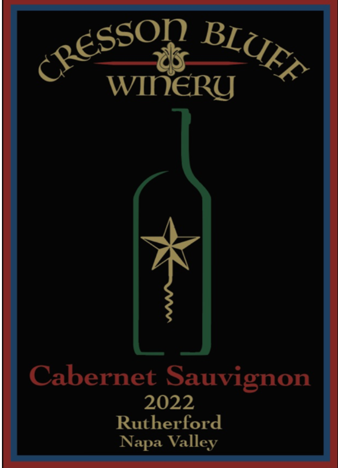 TABC label artwork for Cresson Bluff Cabernet Sauvignon