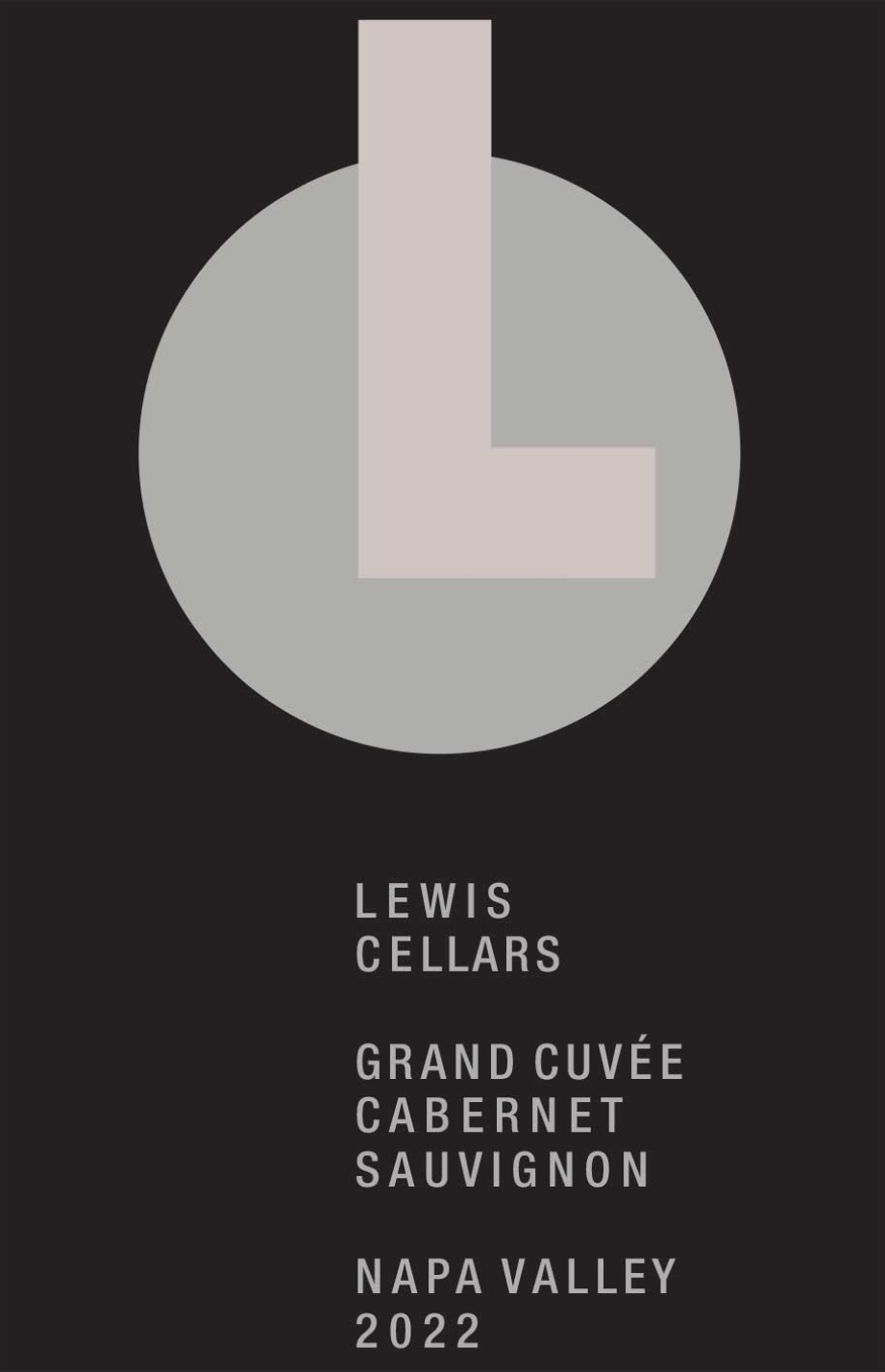 TABC label artwork for LEWIS CELLARS CABERNET SAUVIGNON NAPA VALLEY GRAND CUVEE