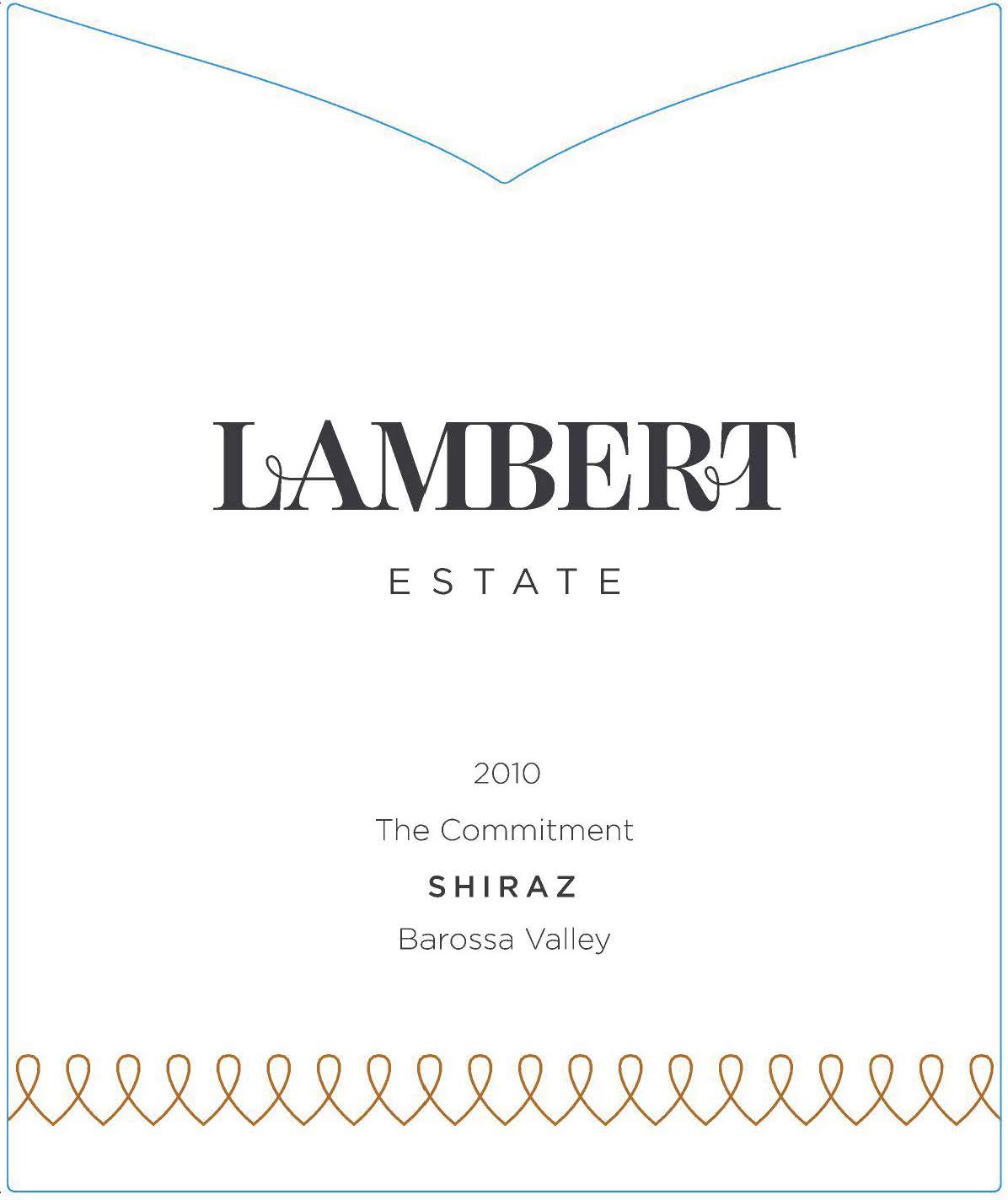 TABC label artwork for LAMBERT ESTATE THE COMMITMENT SHIRAZ