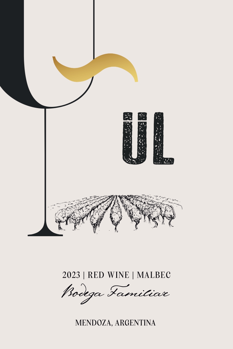 TABC label artwork for UL MALBEC