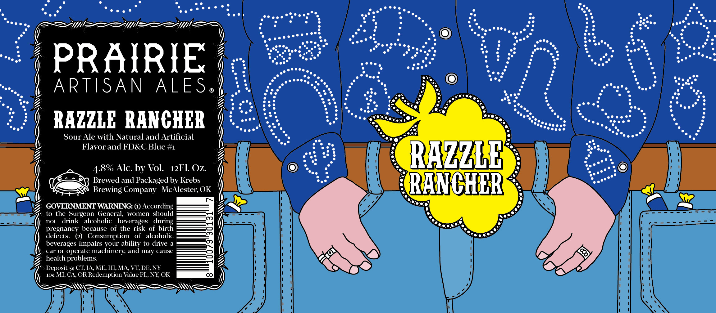 TABC label artwork for Prairie Artisan Ales Razzle Rancher