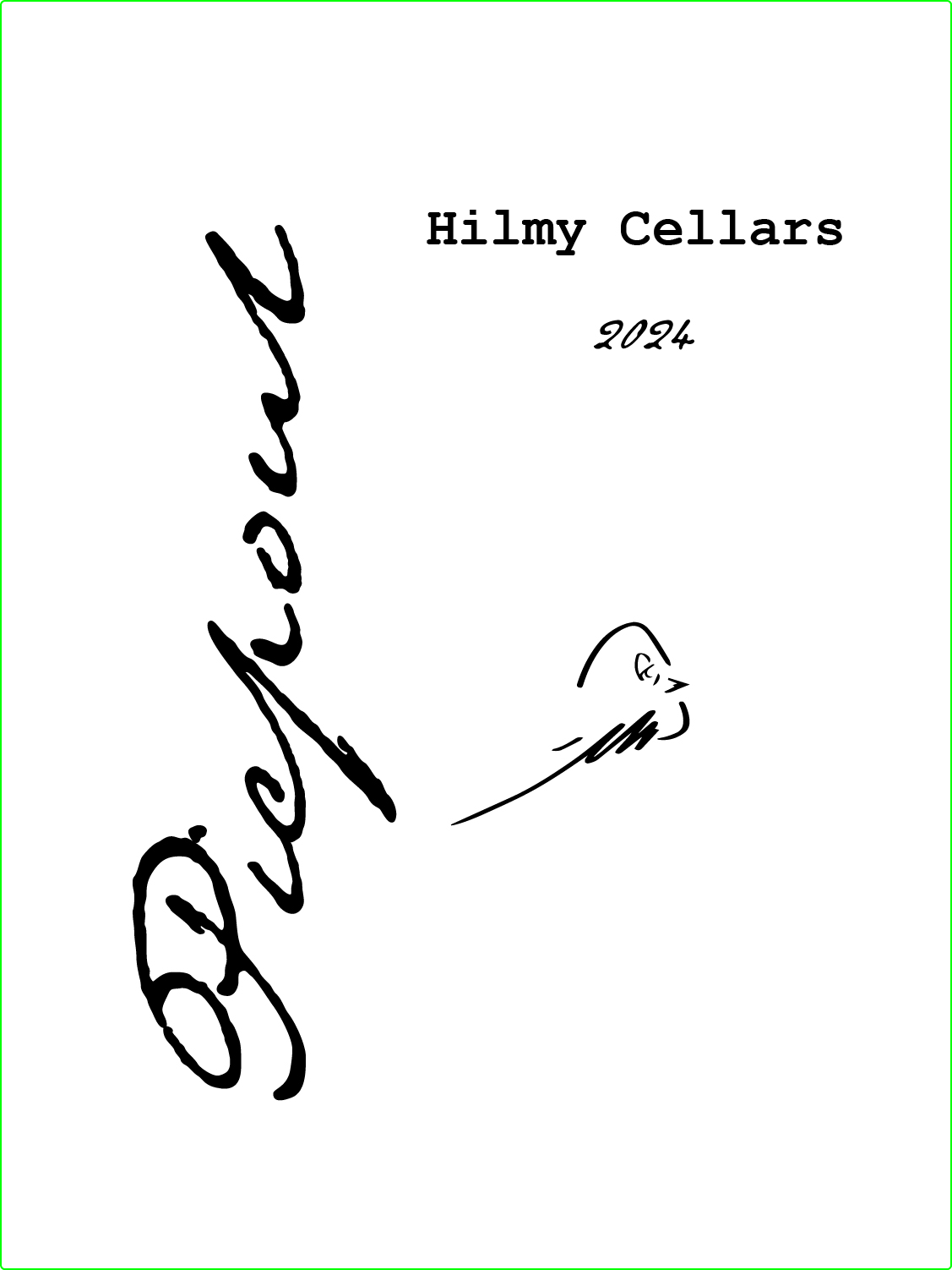 TABC label artwork for Picpoul