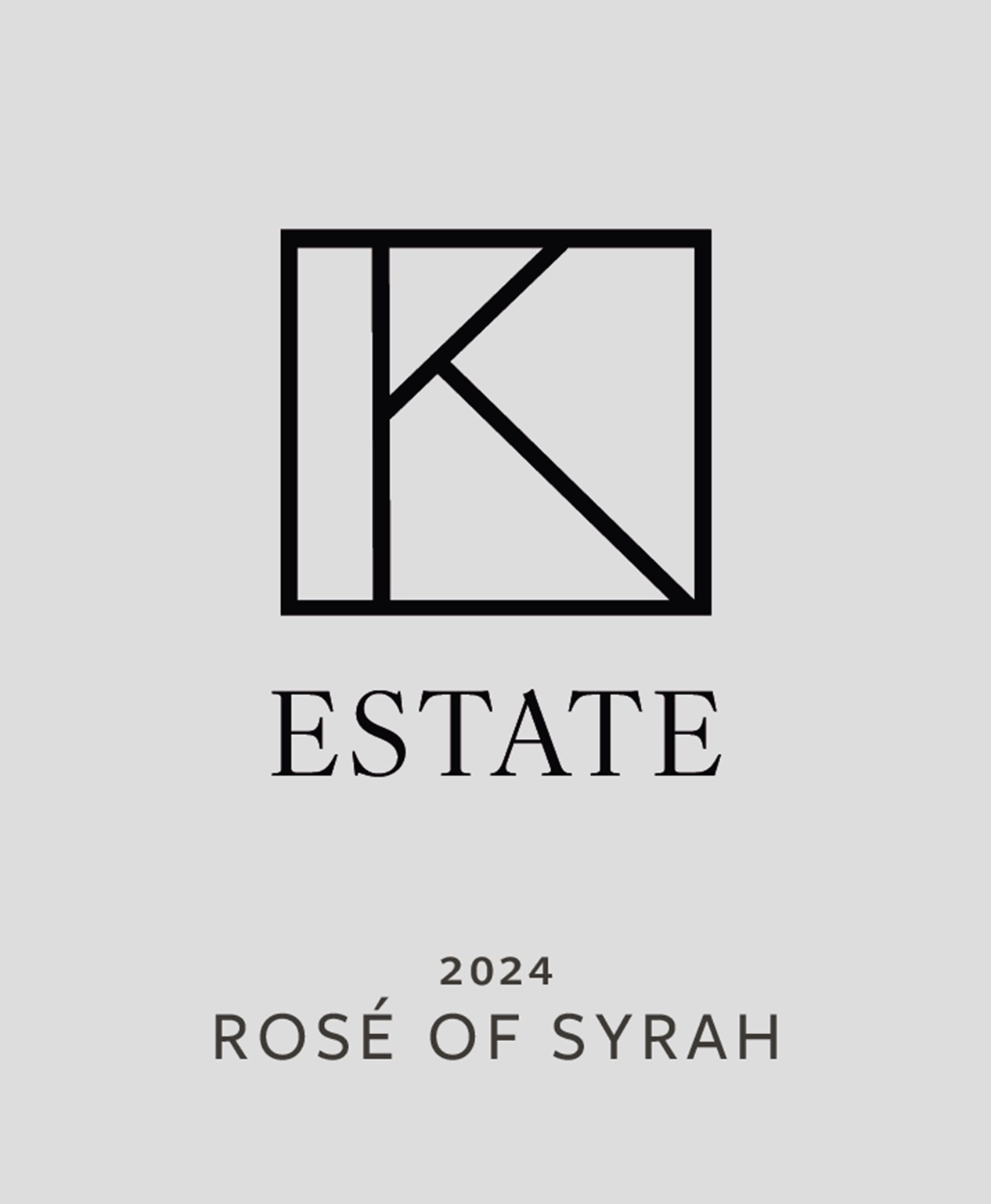 TABC label artwork for 2024 Rose of Syrah