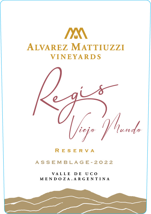 TABC label artwork for Regis Viejo Mundo Reserva Valle de Uco