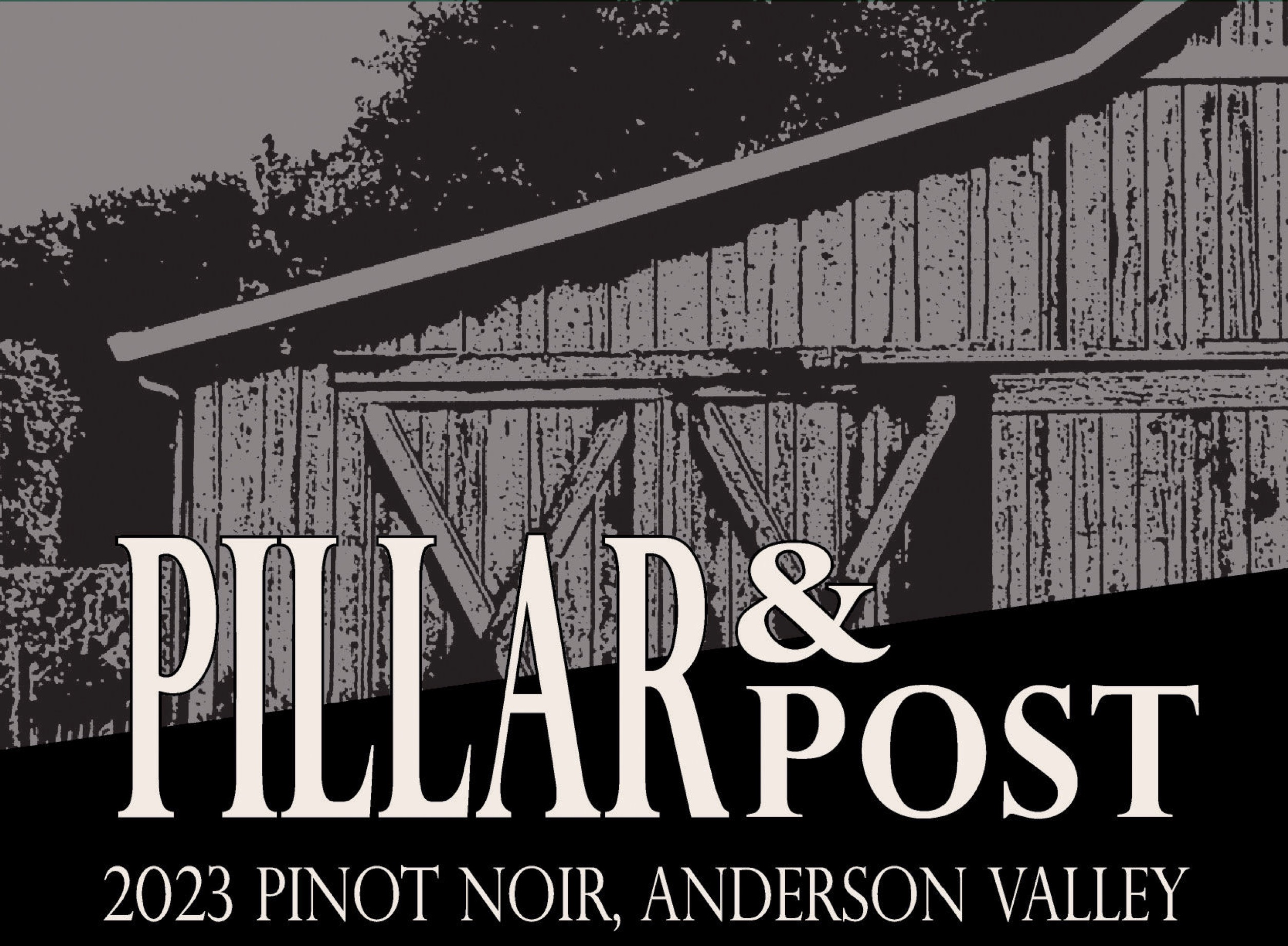 TABC label artwork for Pillar & Post Pinot Noir