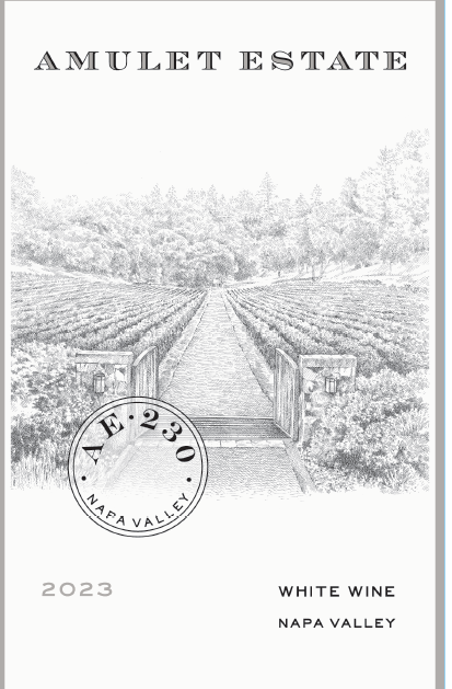 TABC label artwork for AMULET ESTATE WHITE