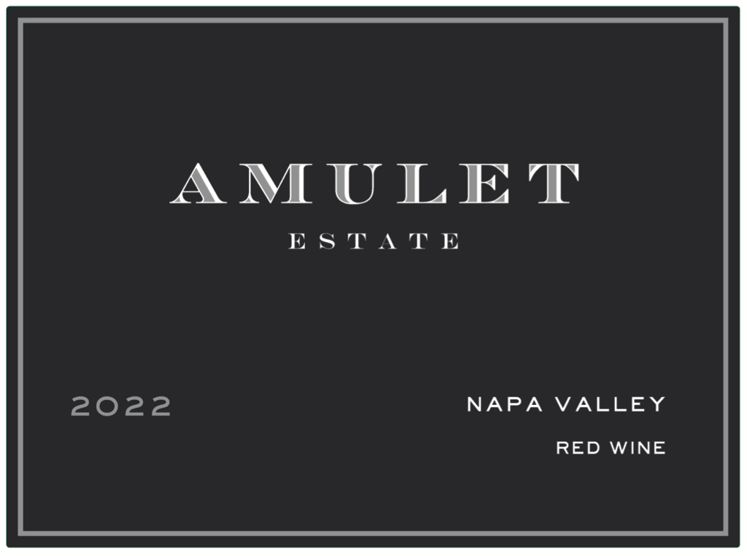 TABC label artwork for AMULET ESTATE RED