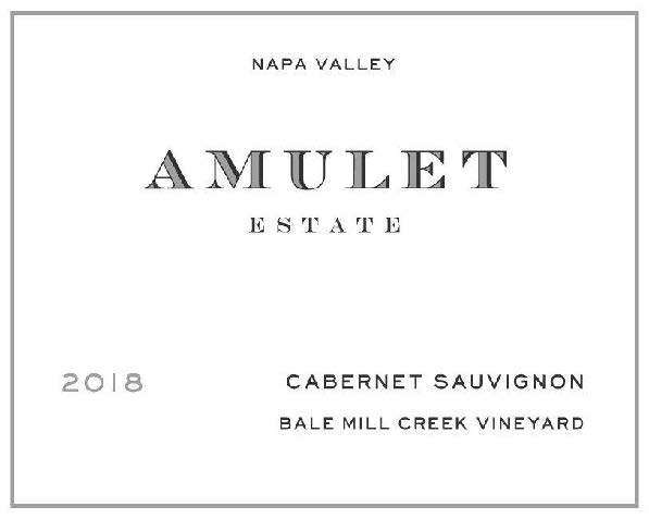 TABC label artwork for AMULET ESTATE BALE CREEK VINEYARD CABERNET SAUVIGNON