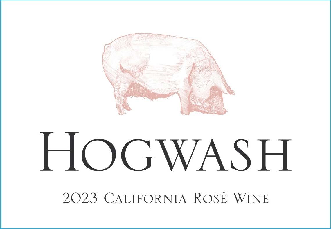 TABC label artwork for HOGWASH ROSE