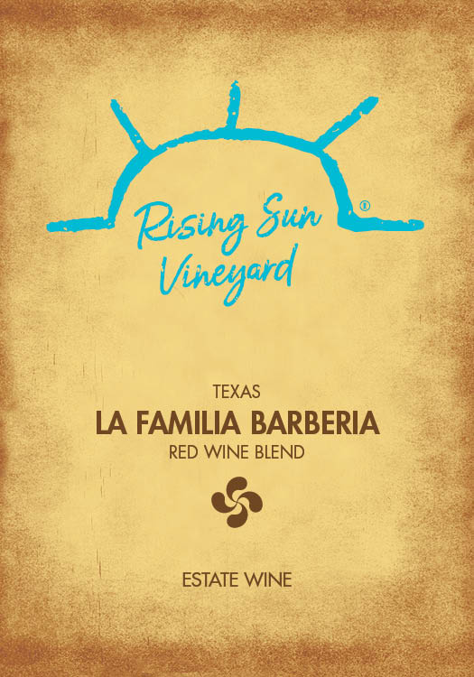 TABC label artwork for Rising Sun La Familia Barberia