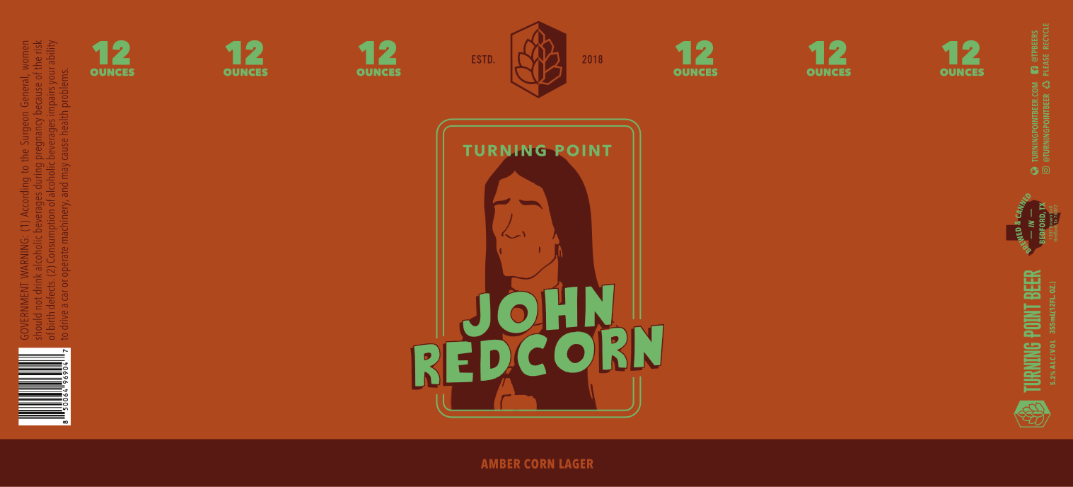TABC label artwork for John Redcorn