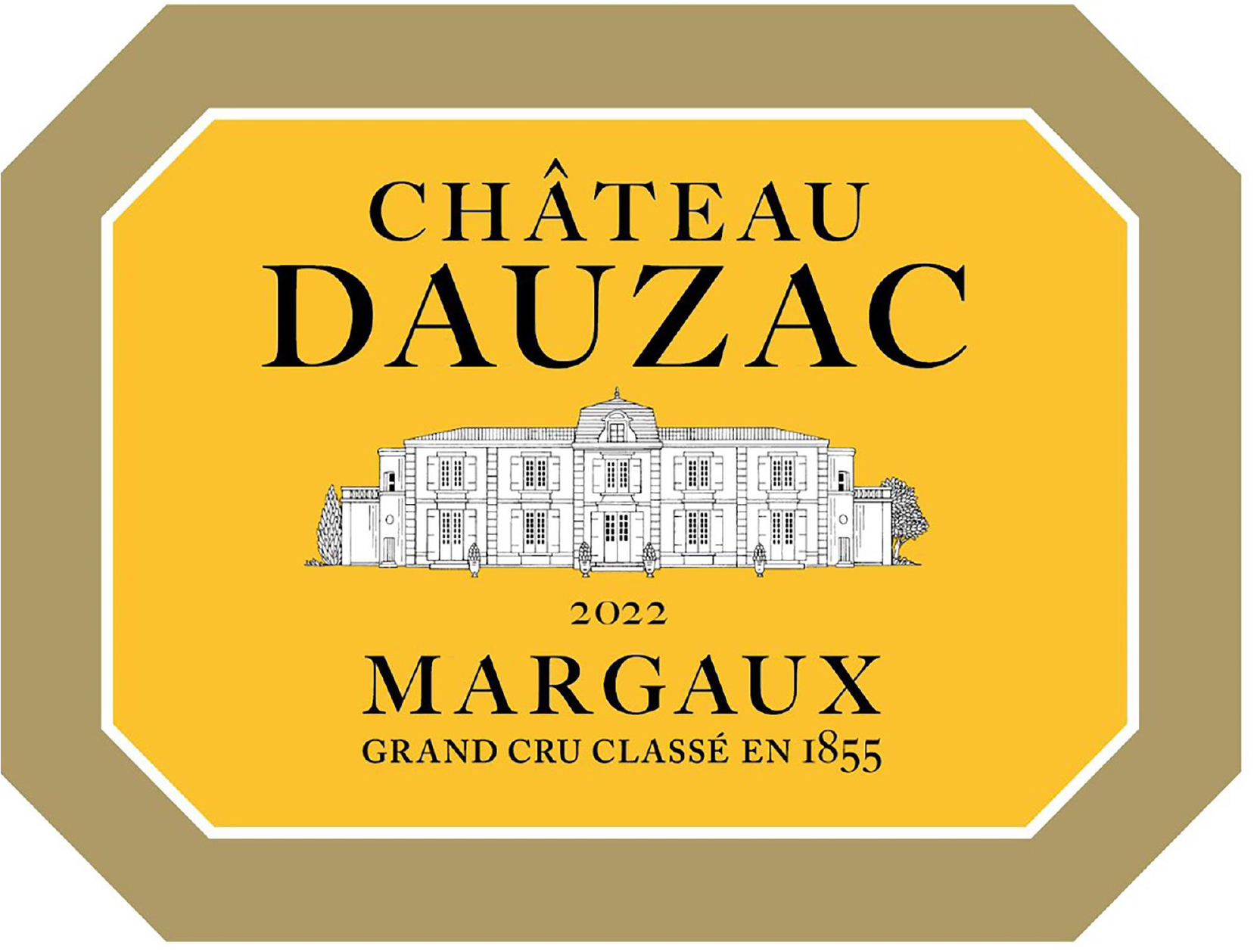TABC label artwork for CHATEAU DAUZAC MARGAUX