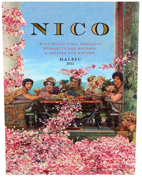 TABC label artwork for NICO MALBEC