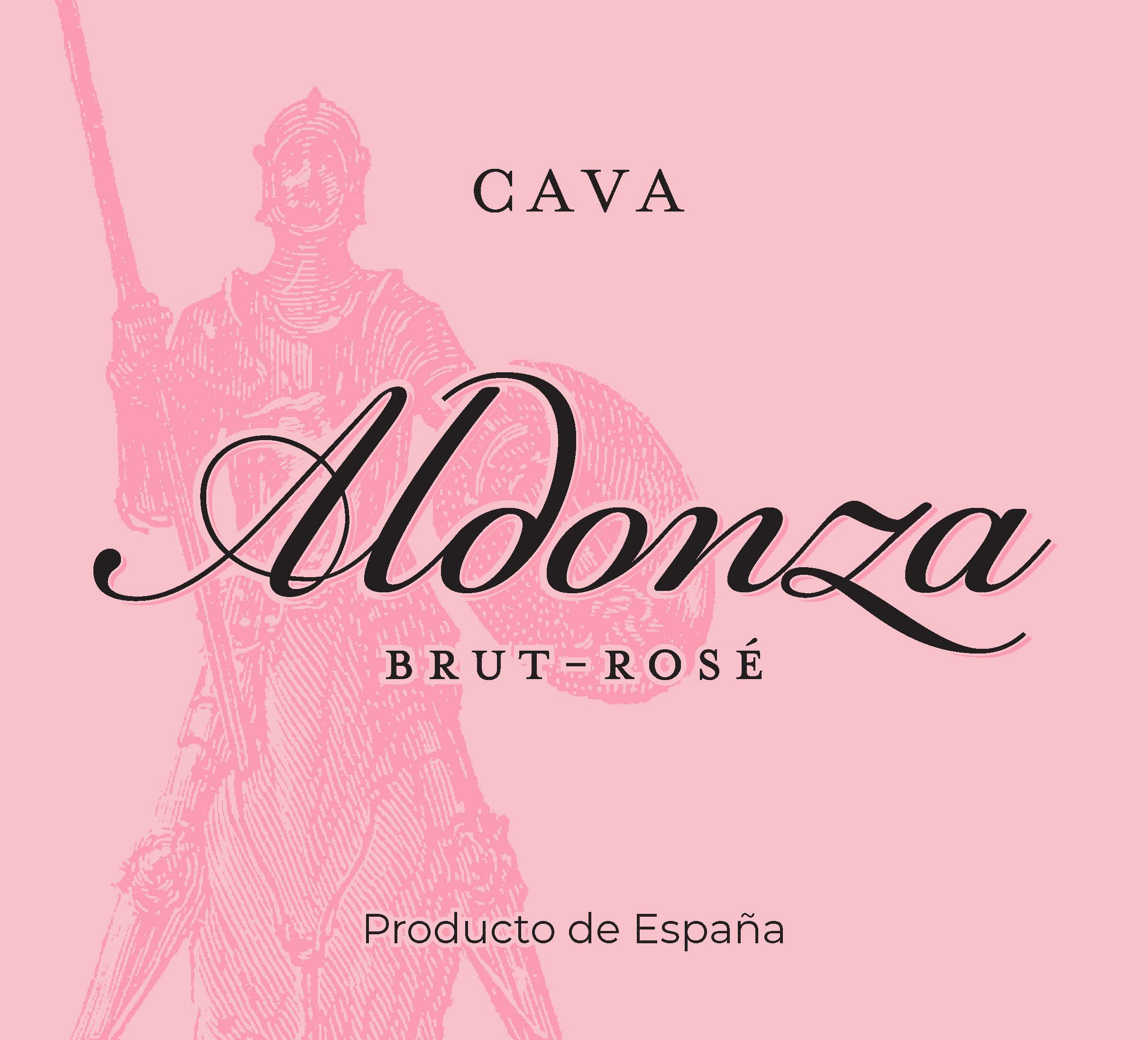 TABC label artwork for CAVA BRUT ROSE ALDONZA