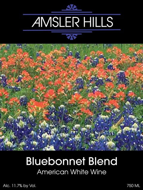TABC label artwork for Bluebonnet Blend
