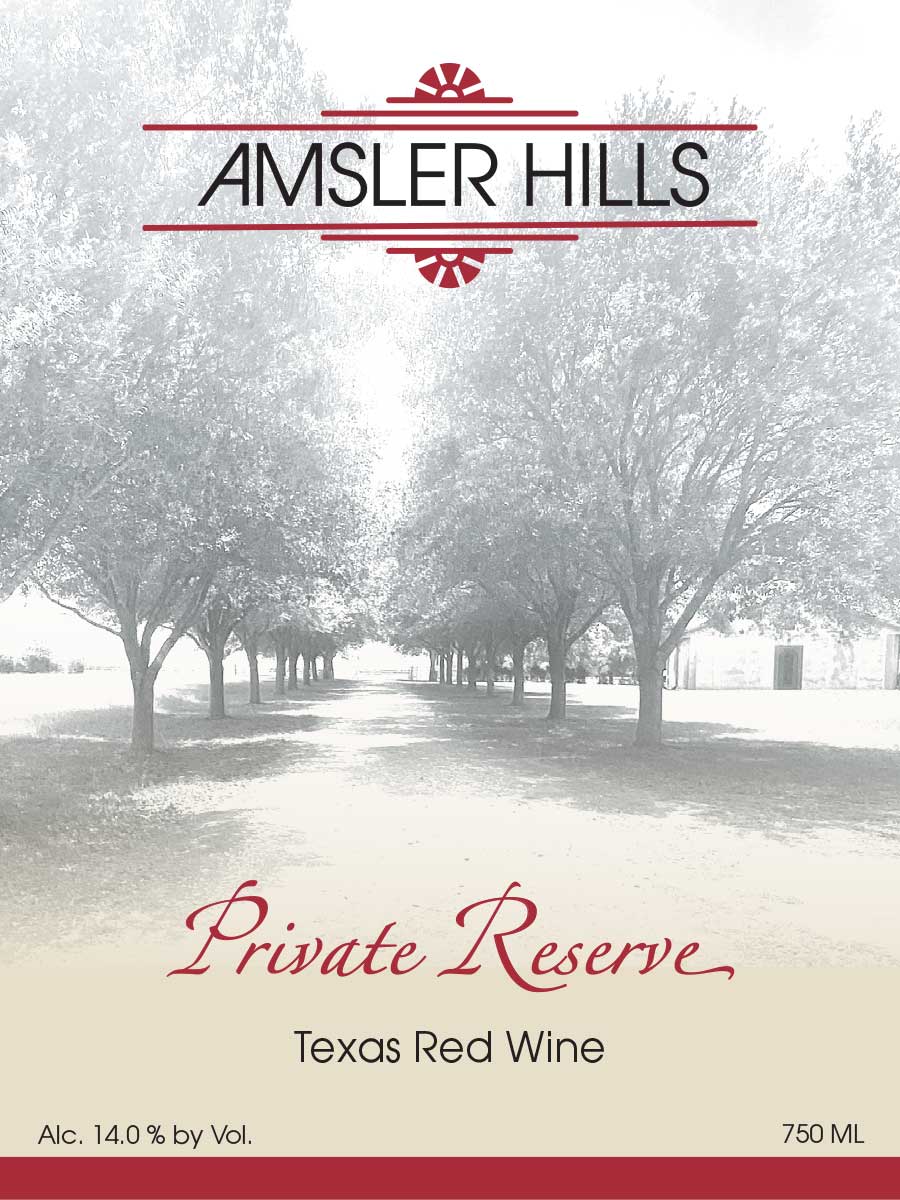 TABC label artwork for Private Reserve