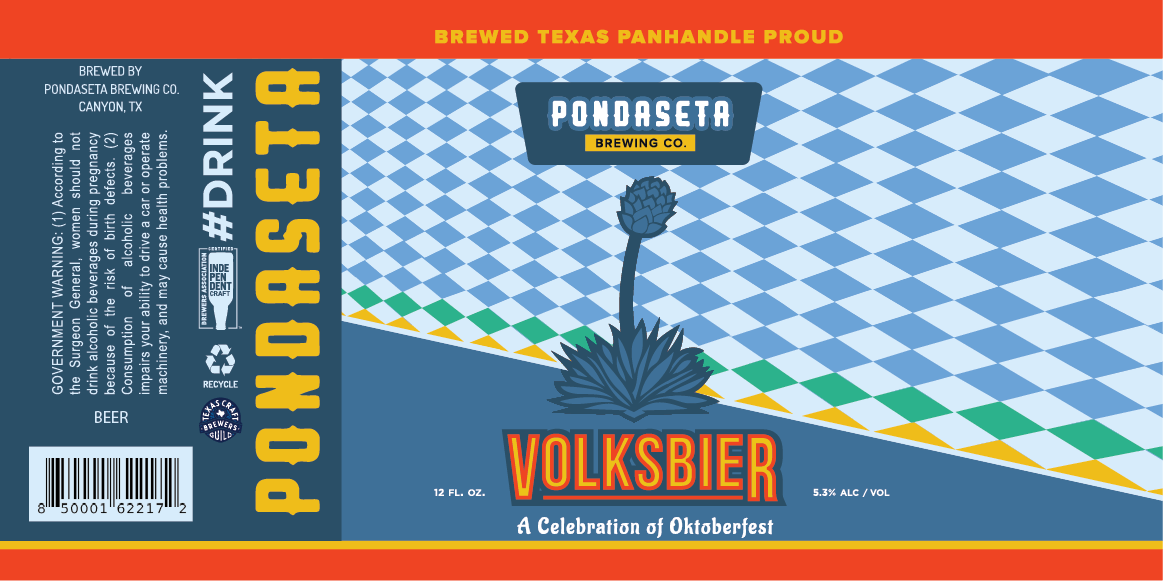 TABC label artwork for Volksbier