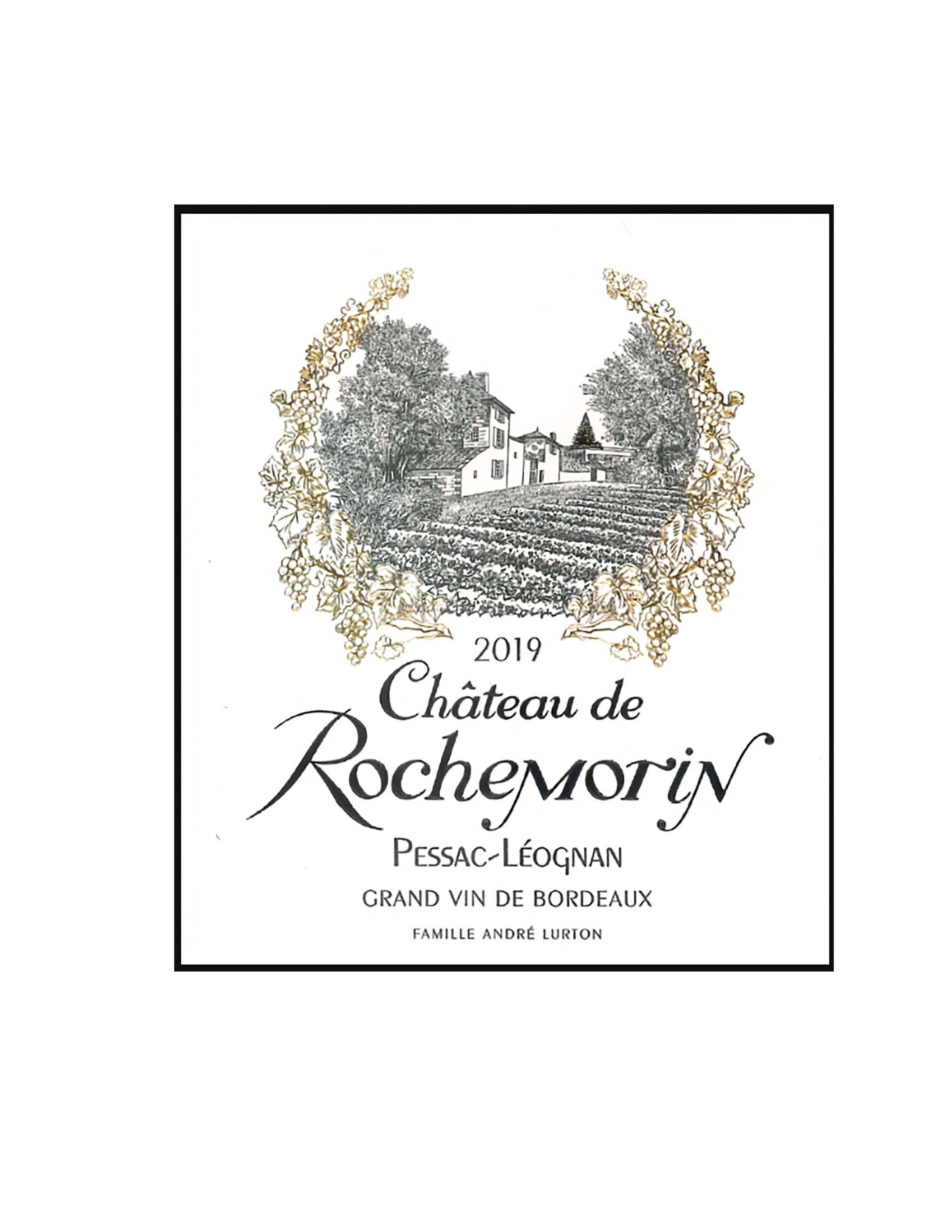 TABC label artwork for Andre Lurton Chateau Rochemorin Rouge Pessac