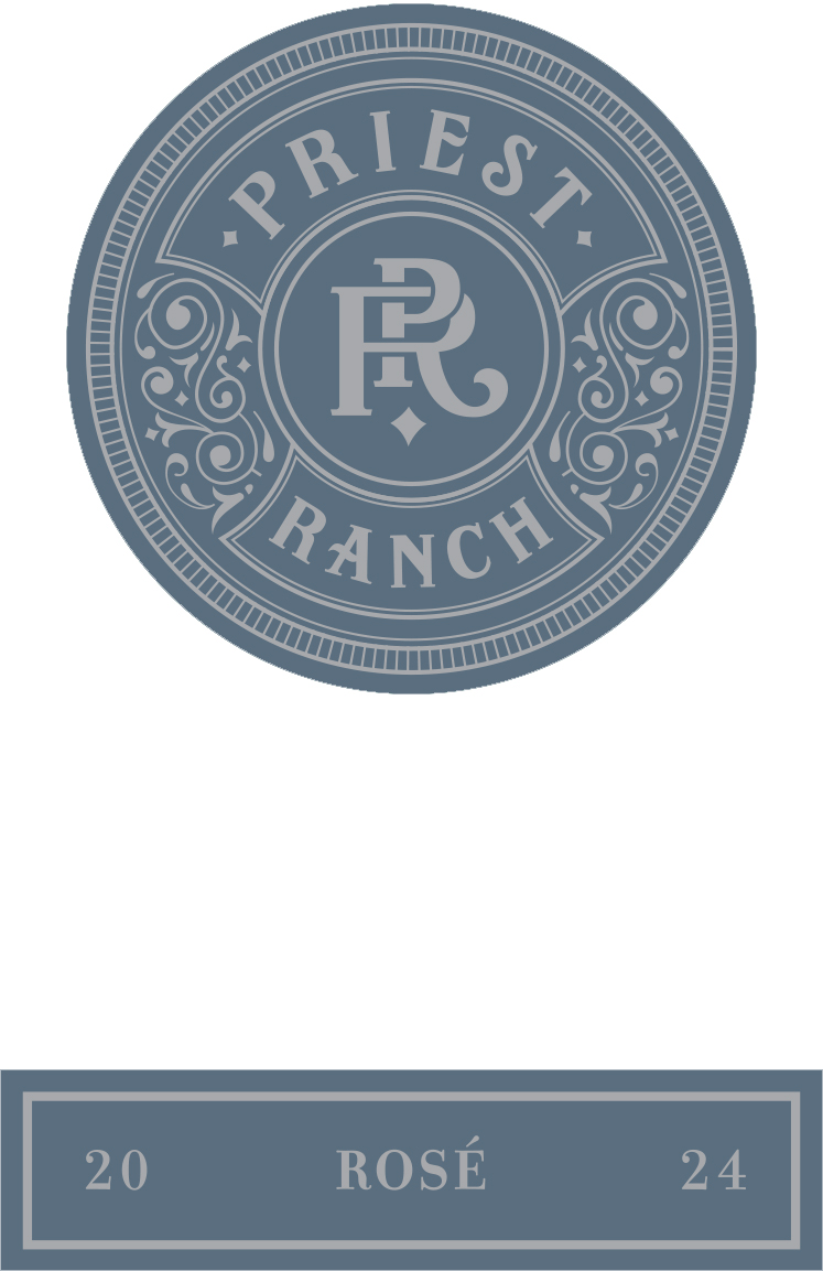 TABC label artwork for Priest Ranch Rosé Napa Valley