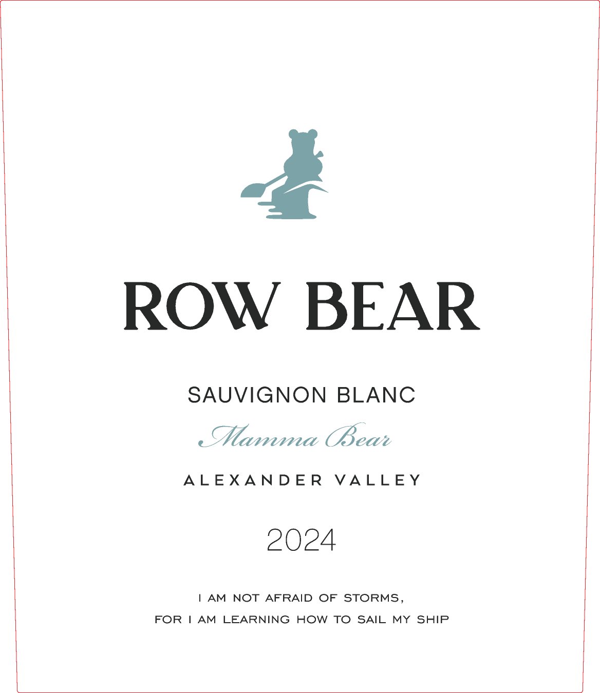 TABC label artwork for LITERALLY WINE CO. ROW BEAR SAUVIGNON BLANC